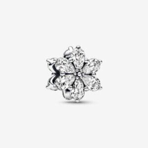 Pandora Silver Sparkling Flower Charm